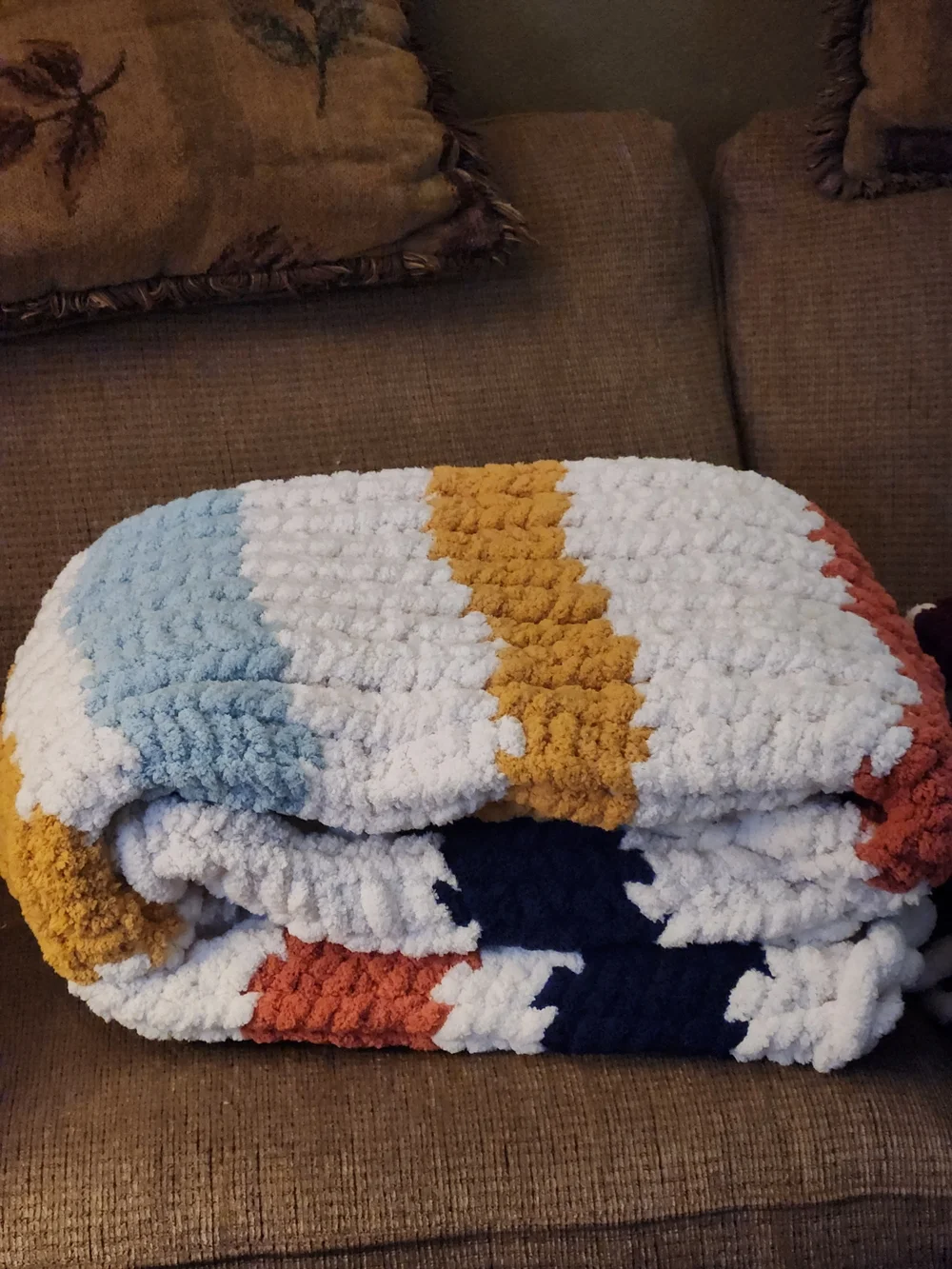 Cozy Chunky Knit Throw Blanket